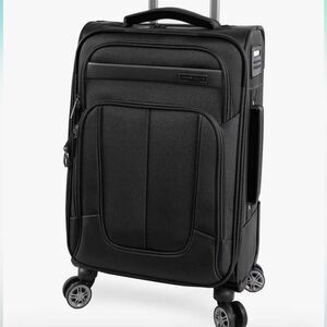 Perry Ellis Charleston Lightweight Spinner Luggage,black [COPY] [COPY]
